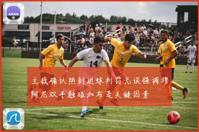 主裁确认热刺进球判罚无误强调穆阿尼双手触碰加布是关键因素