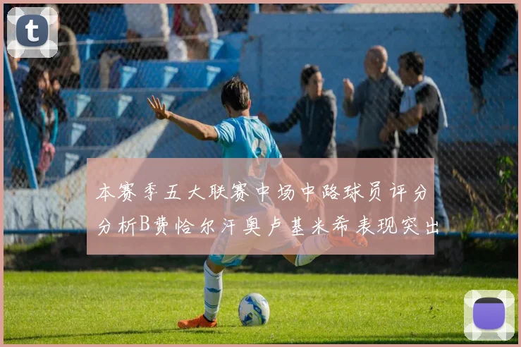 本赛季五大联赛中场中路球员评分分析B费恰尔汗奥卢基米希表现突出